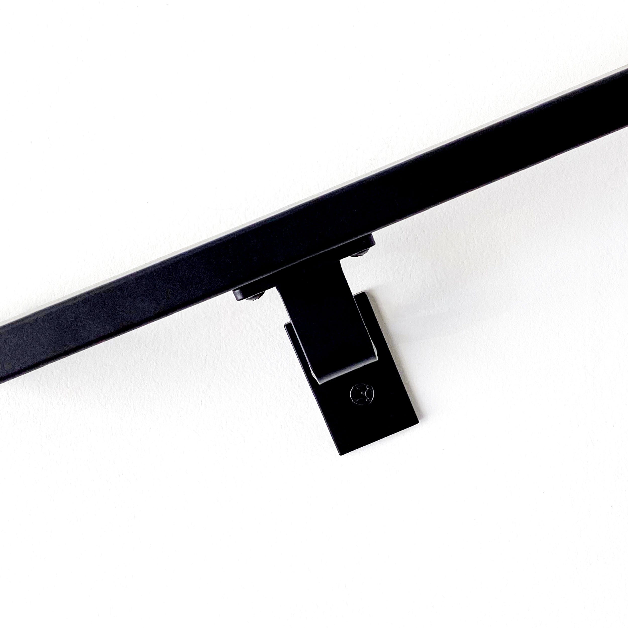 Bold MFG & Supply Handrail Bracket Matte Black Farmhouse Handrail Bracket
