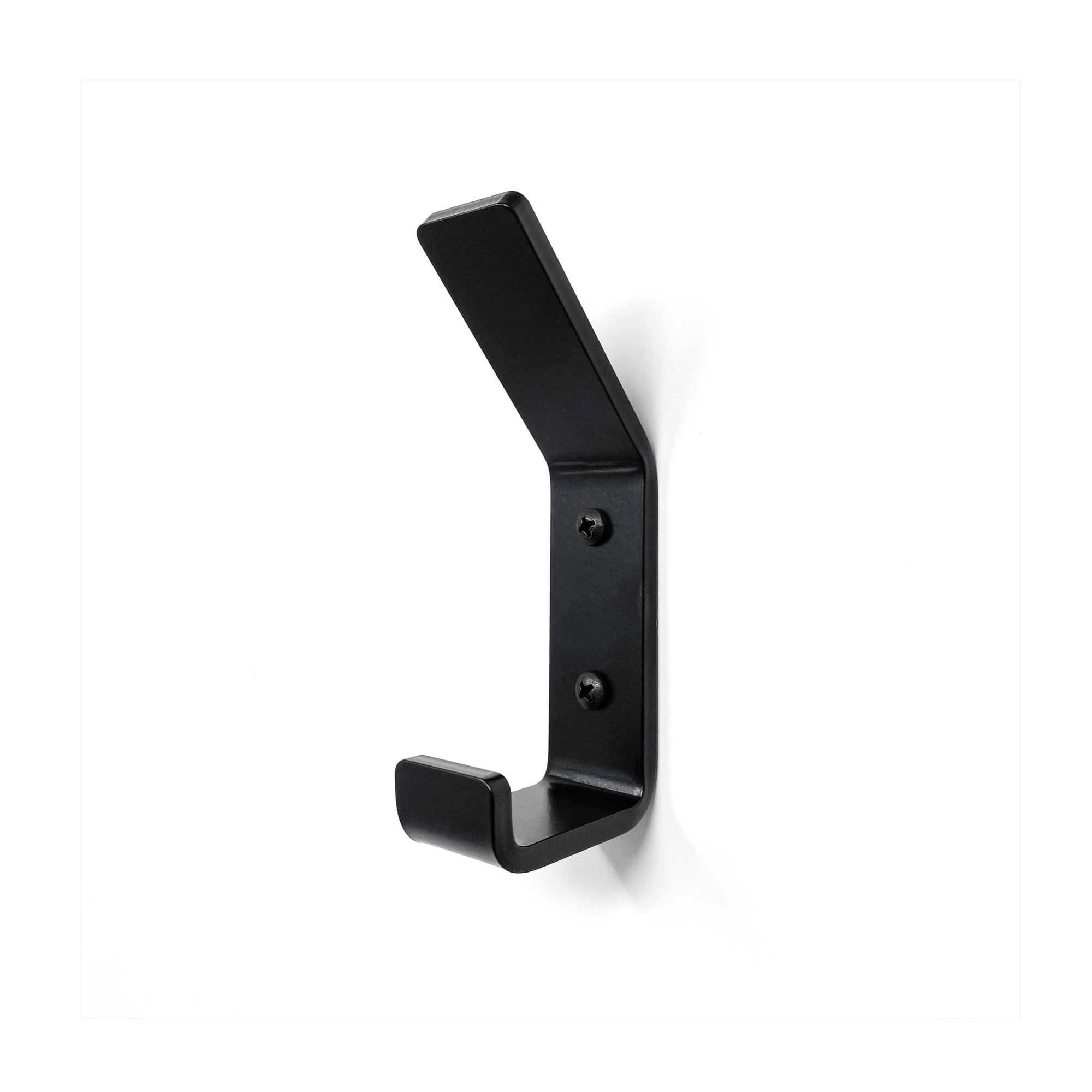Bold MFG & Supply Hook Matte Black Double Hook - 3 Pack