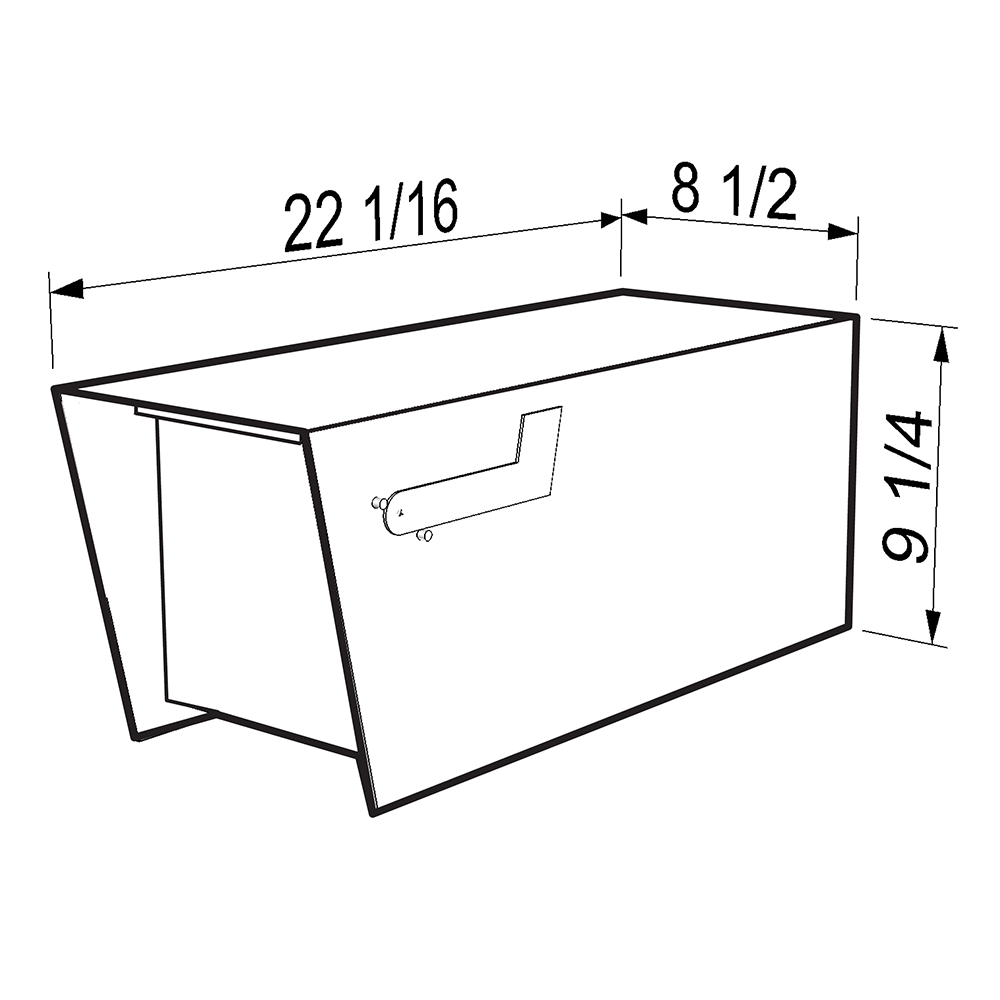 Bold MFG & Supply Mailbox Dexter Mailbox