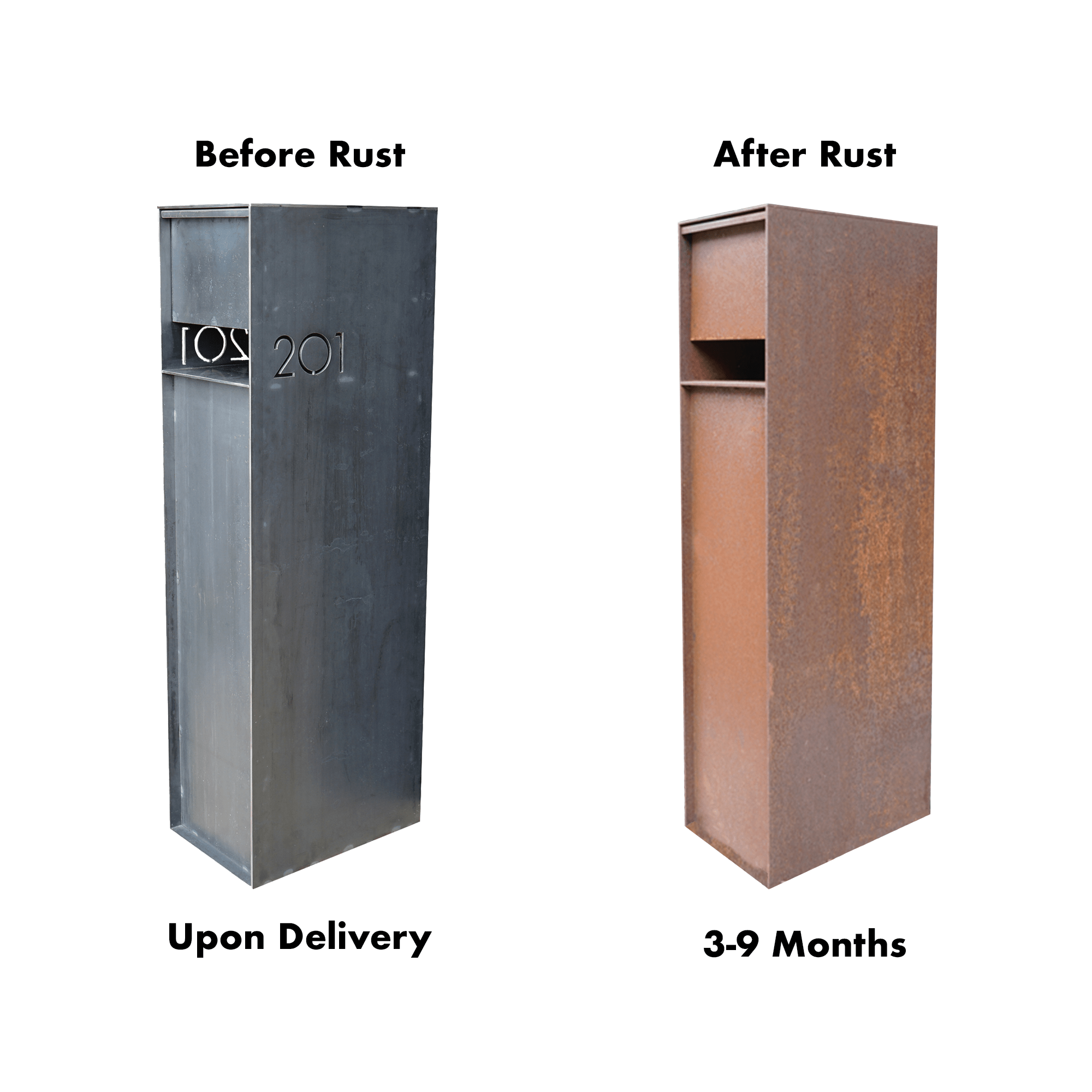 Bold MFG & Supply Mailbox Overland ALL Steel Mailbox