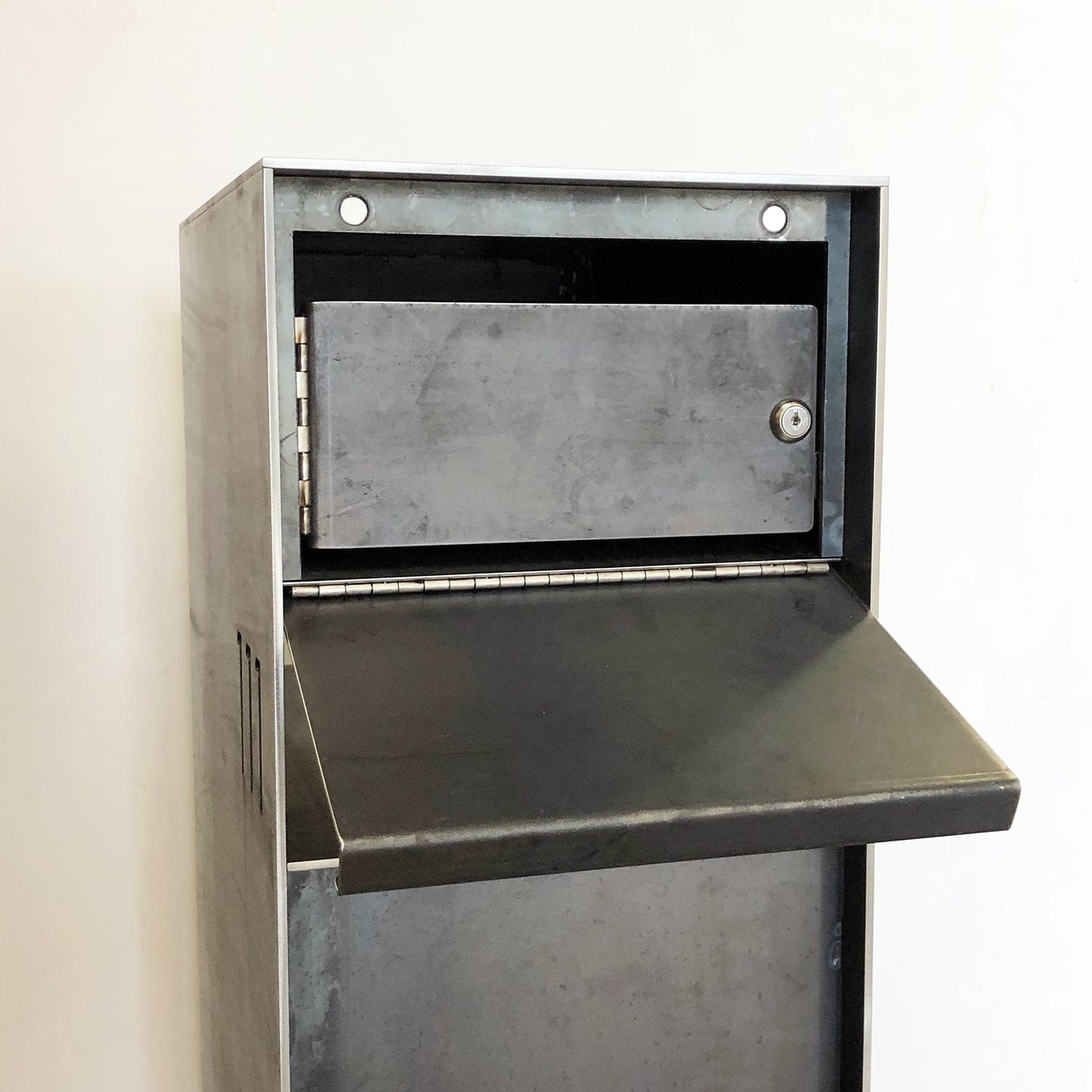 Bold MFG & Supply Mailbox Overland Mailbox - Steel & Ipe Wood