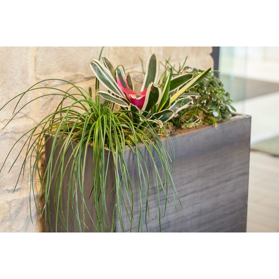 Bold MFG & Supply Planters The Oakmont Steel Planters - Block