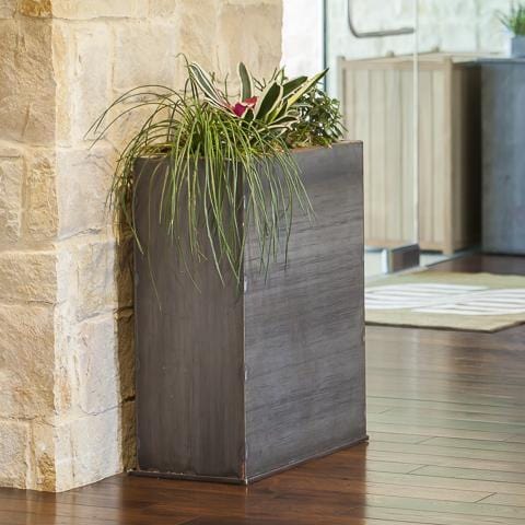Bold MFG & Supply Planters The Oakmont Steel Planters - Block
