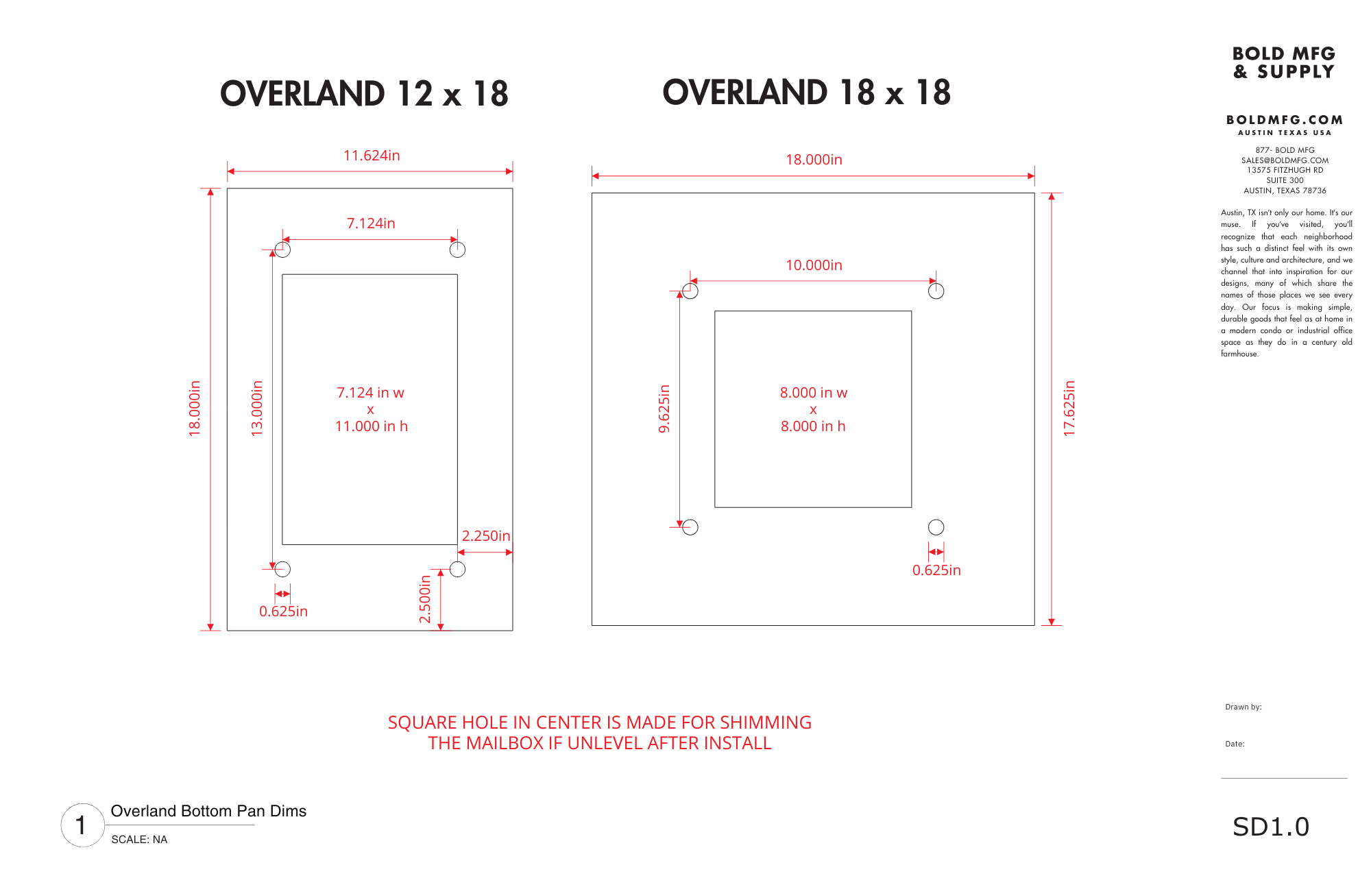Overland Mailbox - Steel & Ipe Wood