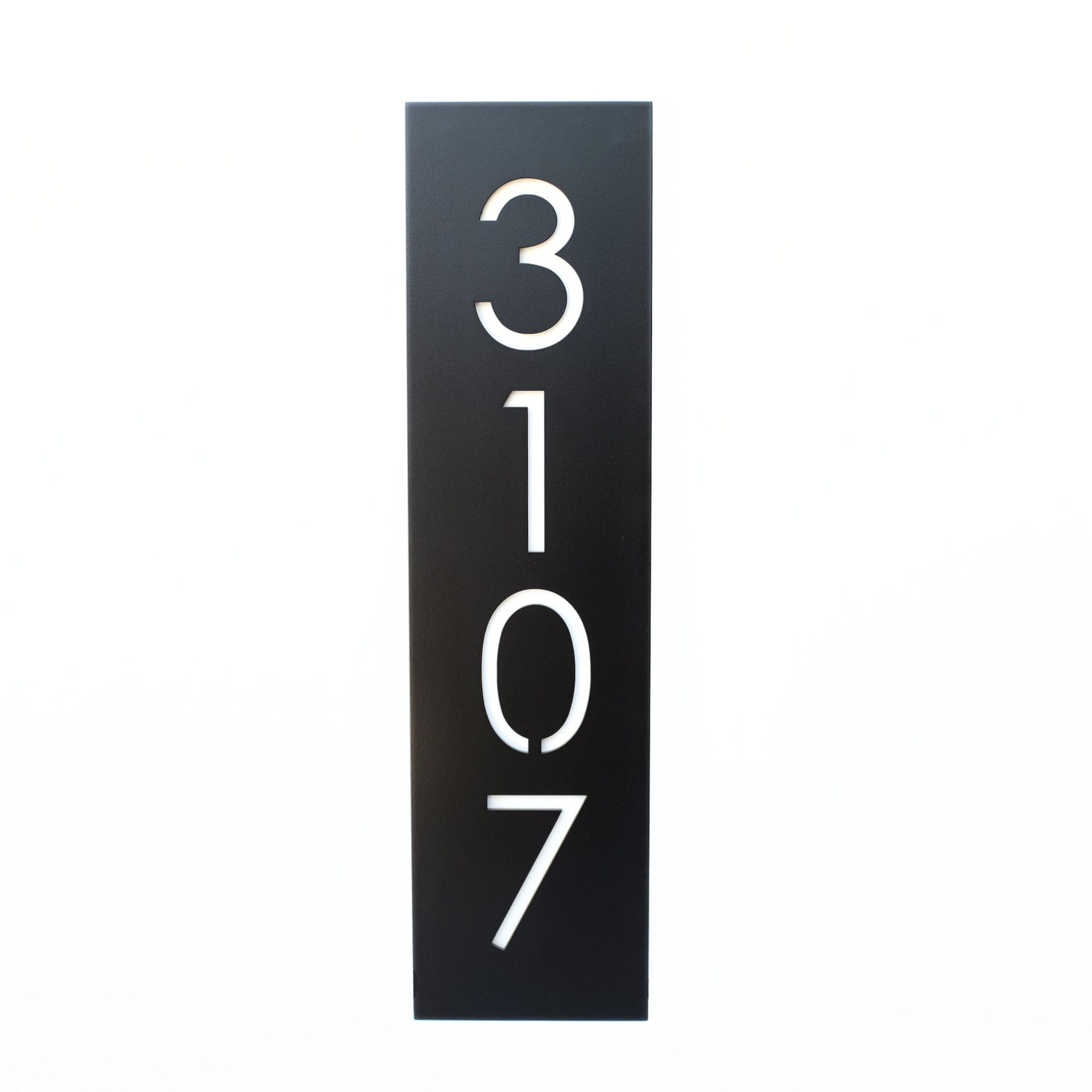 Bold MFG & Supply Address Numbers Painted Congress House Numbers - Matte Black