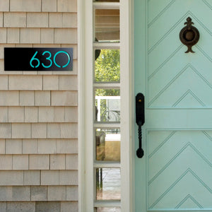 Bold MFG & Supply Address Numbers Painted Monroe House Numbers - Matte Black