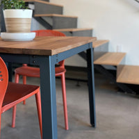 Bold MFG & Supply The Travis Modern Splayed Table Base Frame