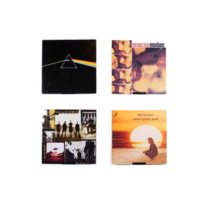 Bold MFG & Supply The Vinyl Collection Alpha, Wall Mount Vinyl Record Holder - 4 Pack
