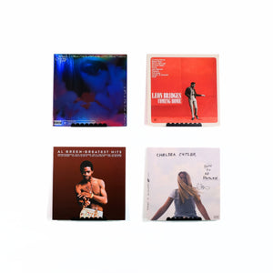 Bold MFG & Supply The Vinyl Collection Juliet Wide, Wall Mount Vinyl Record Holder - 4 Pack