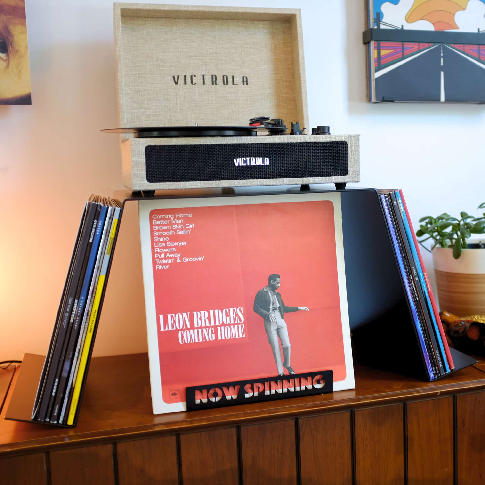 Bold MFG & Supply The Vinyl Collection Now Spinning Table Top  Record Holder