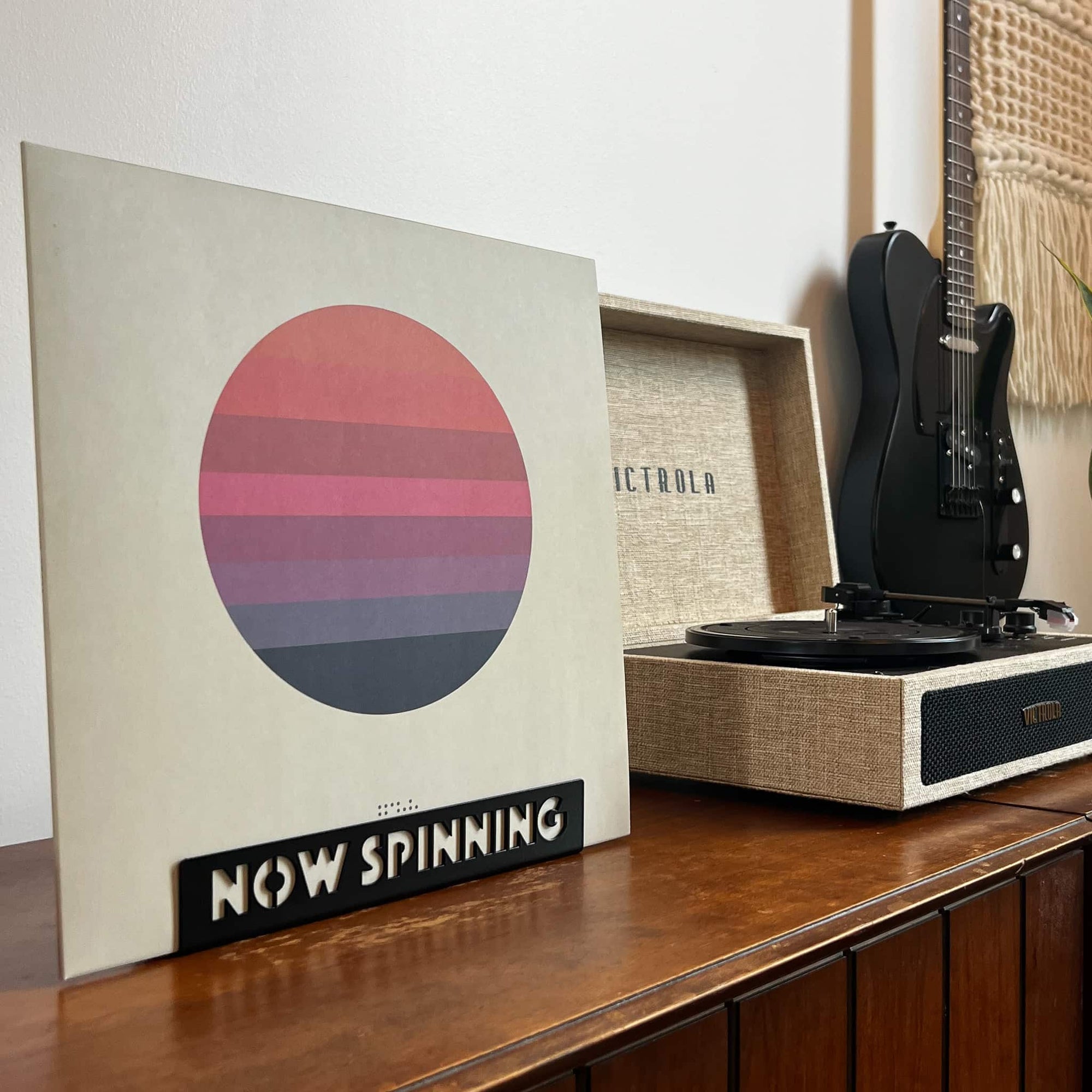 Now Spinning - Tabletop Vinyl Record Holder