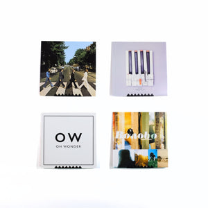 Bold MFG & Supply The Vinyl Collection Romeo Wide, Wall Mount Vinyl Record Holder - 4 Pack