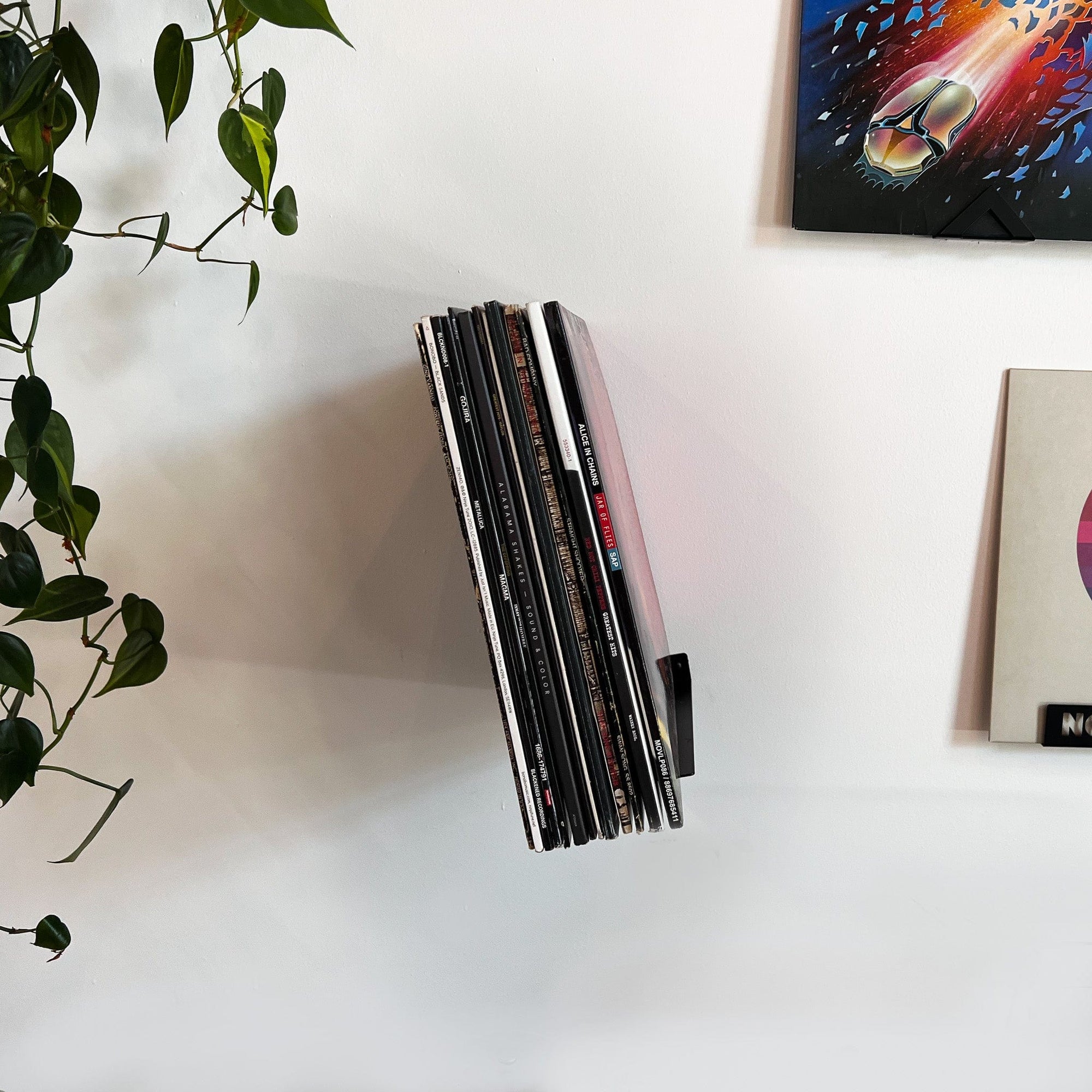 Bold MFG & Supply The Vinyl Collection Sierra Tilted Wall Mount Record Holder