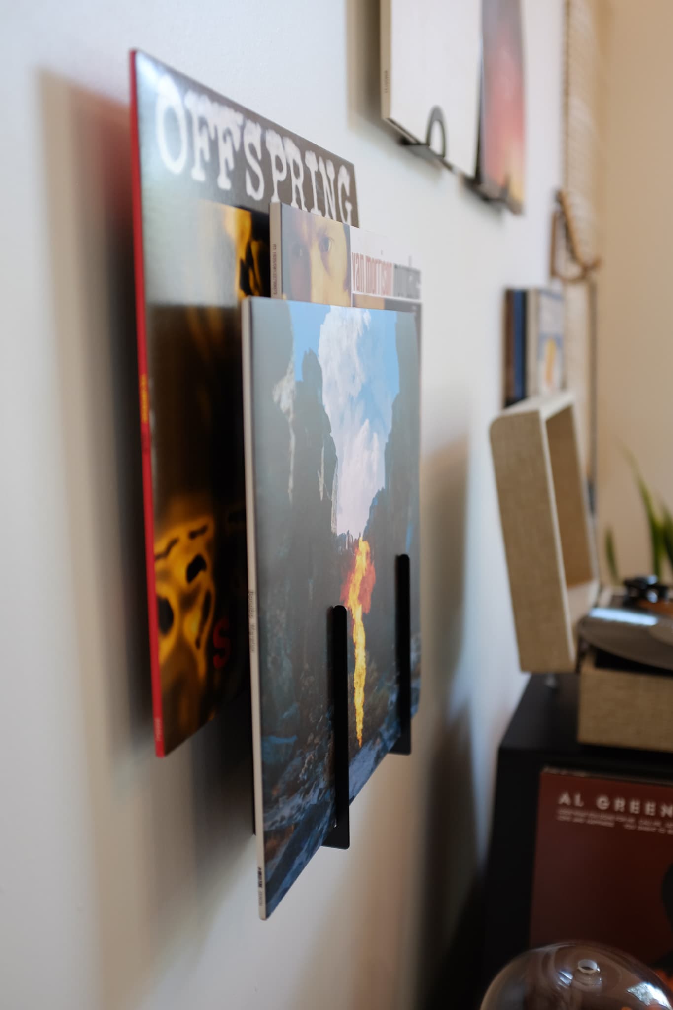 Bold MFG & Supply The Vinyl Collection Victor Triple Wall Mount Record Holder