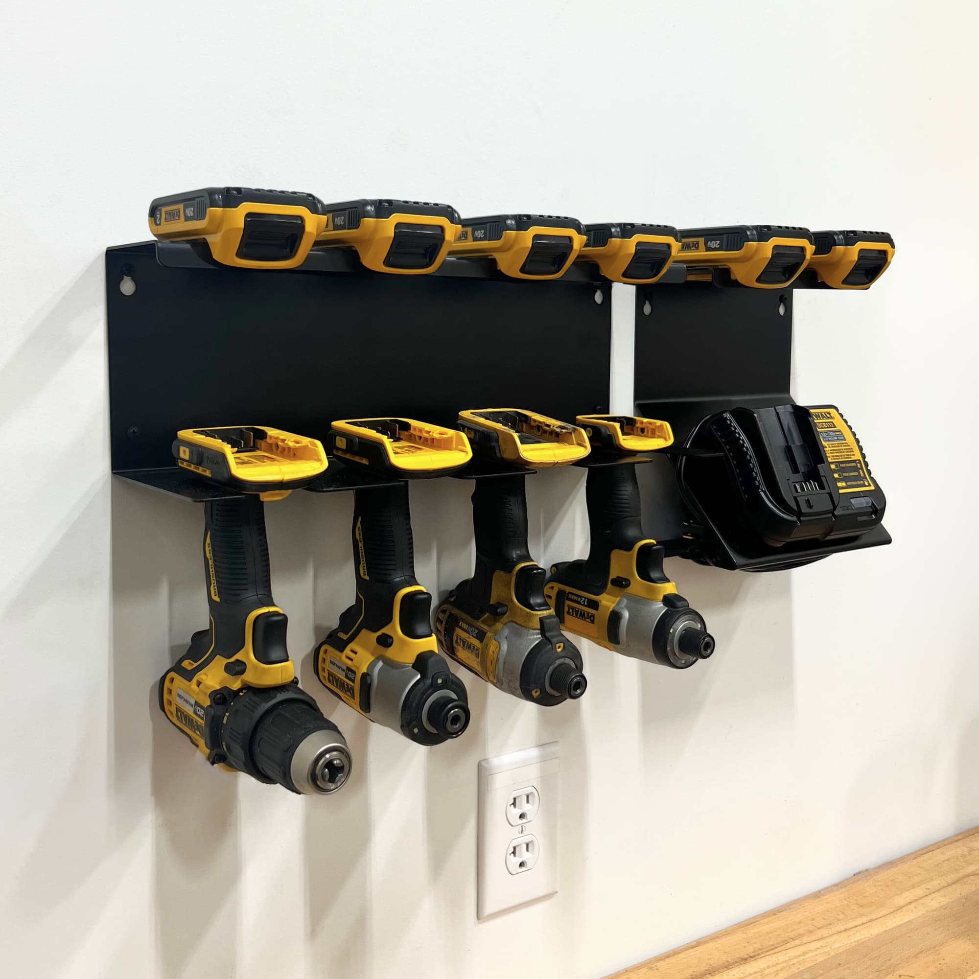 Dewalt 20V Drill and Battery Shelf Bold MFG & Supply