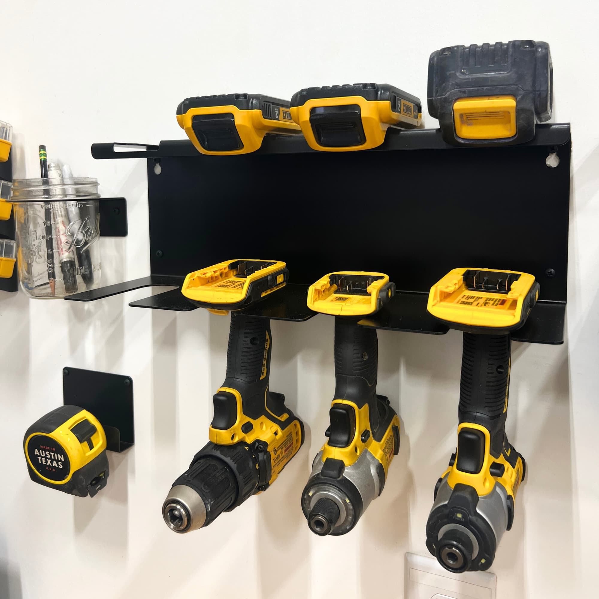 Dewalt 20V Drill and Battery Shelf Bold MFG & Supply