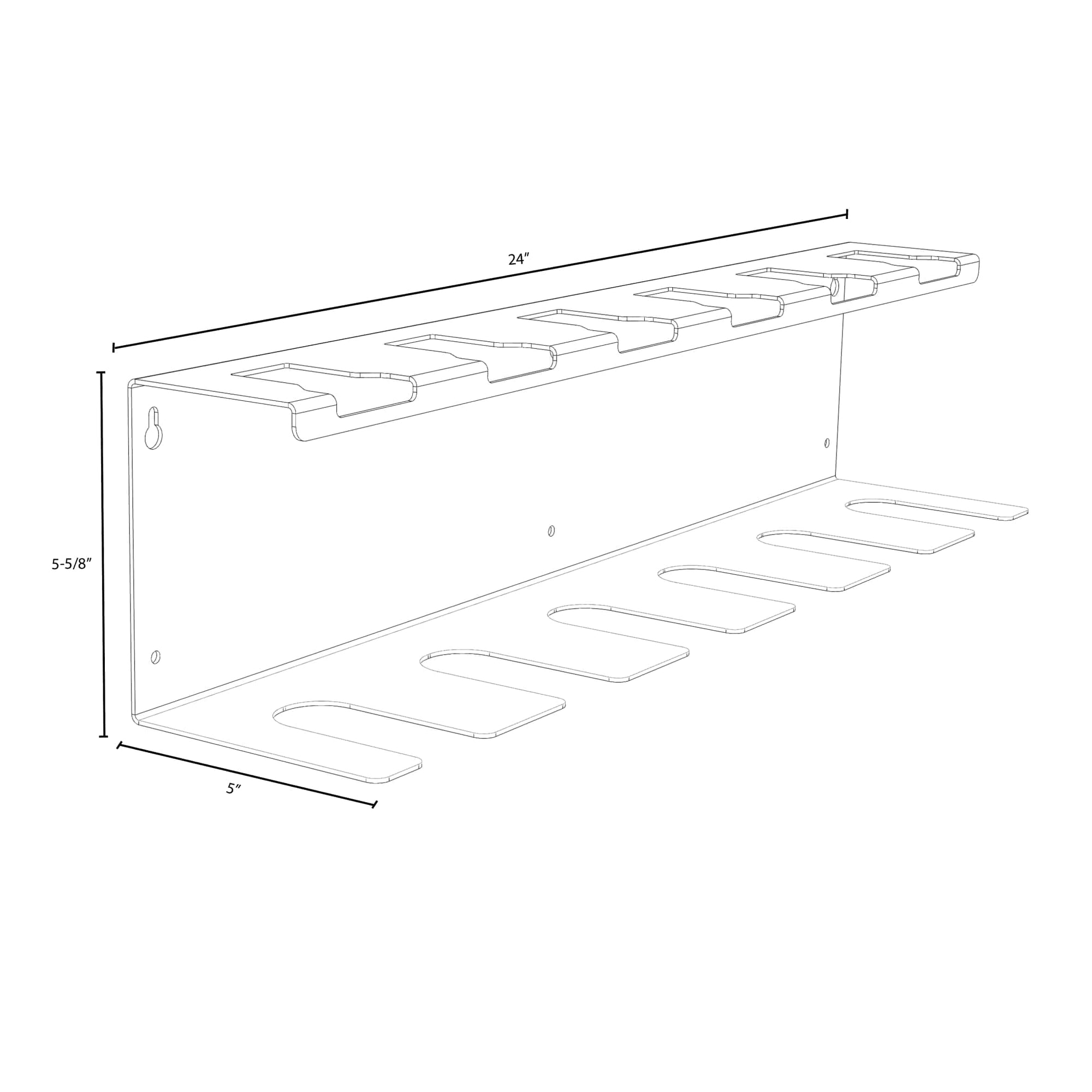 Dewalt 20V Drill and Battery Shelf Bold MFG & Supply