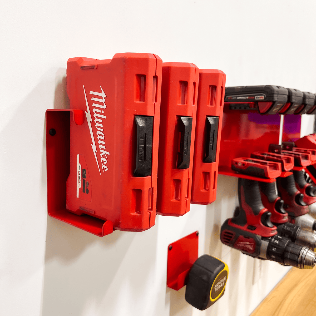 Milwaukee Drill Bit Storage Shelf Bold MFG & Supply