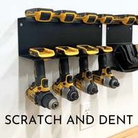 Bold MFG & Supply Tool Organization Scratch and Dent - DeWalt 20V Drill and Battery Shelf w/ 4 or 6 Slots