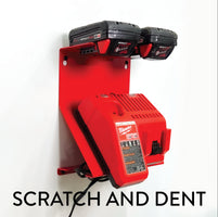 Bold MFG & Supply Tool Organization Scratch and Dent - Milwaukee M18 Drill Charger and Battery Mount