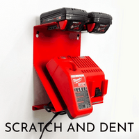 Bold MFG & Supply Tool Organization Scratch and Dent - Milwaukee M18 Drill Charger and Battery Mount