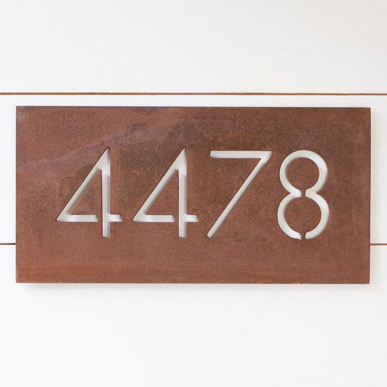 Bold MFG & Supply Address Numbers Pemberton House Numbers