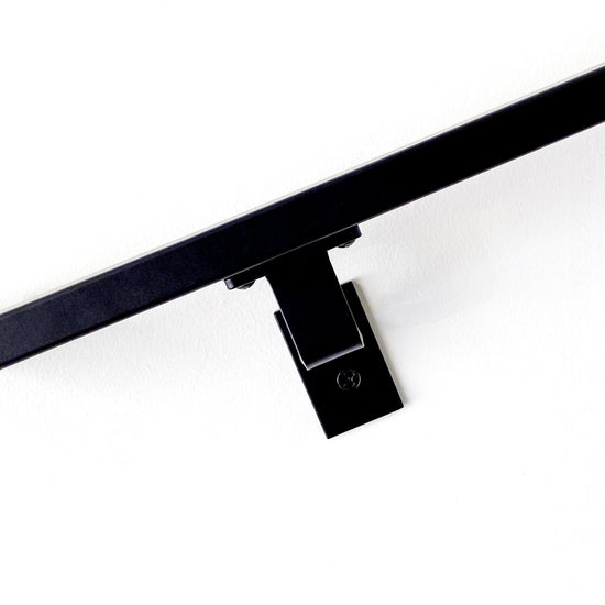 Bold MFG & Supply Handrail Bracket Matte Black Farmhouse Handrail Bracket