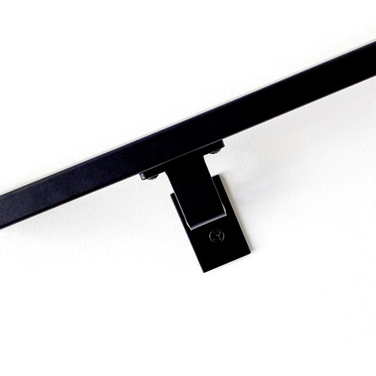 Bold MFG & Supply Handrail Bracket Matte Black Farmhouse Handrail Bracket