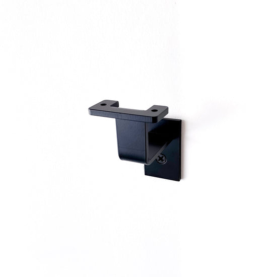 Bold MFG & Supply Handrail Bracket Matte Black Farmhouse Handrail Bracket