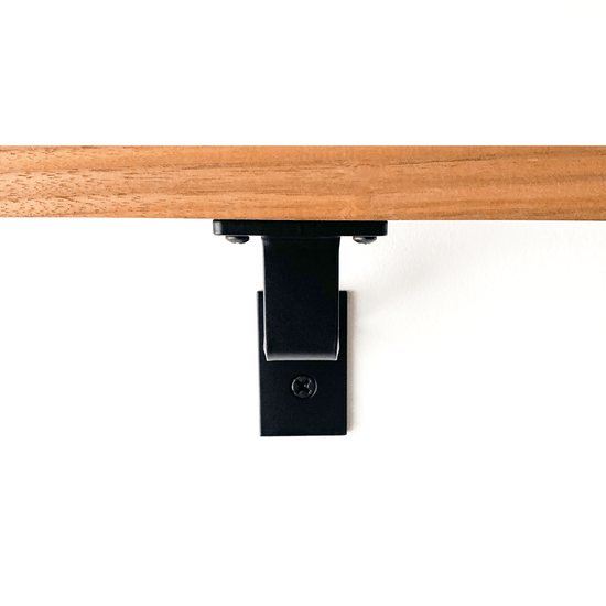 Bold MFG & Supply Handrail Bracket Matte Black Farmhouse Handrail Bracket