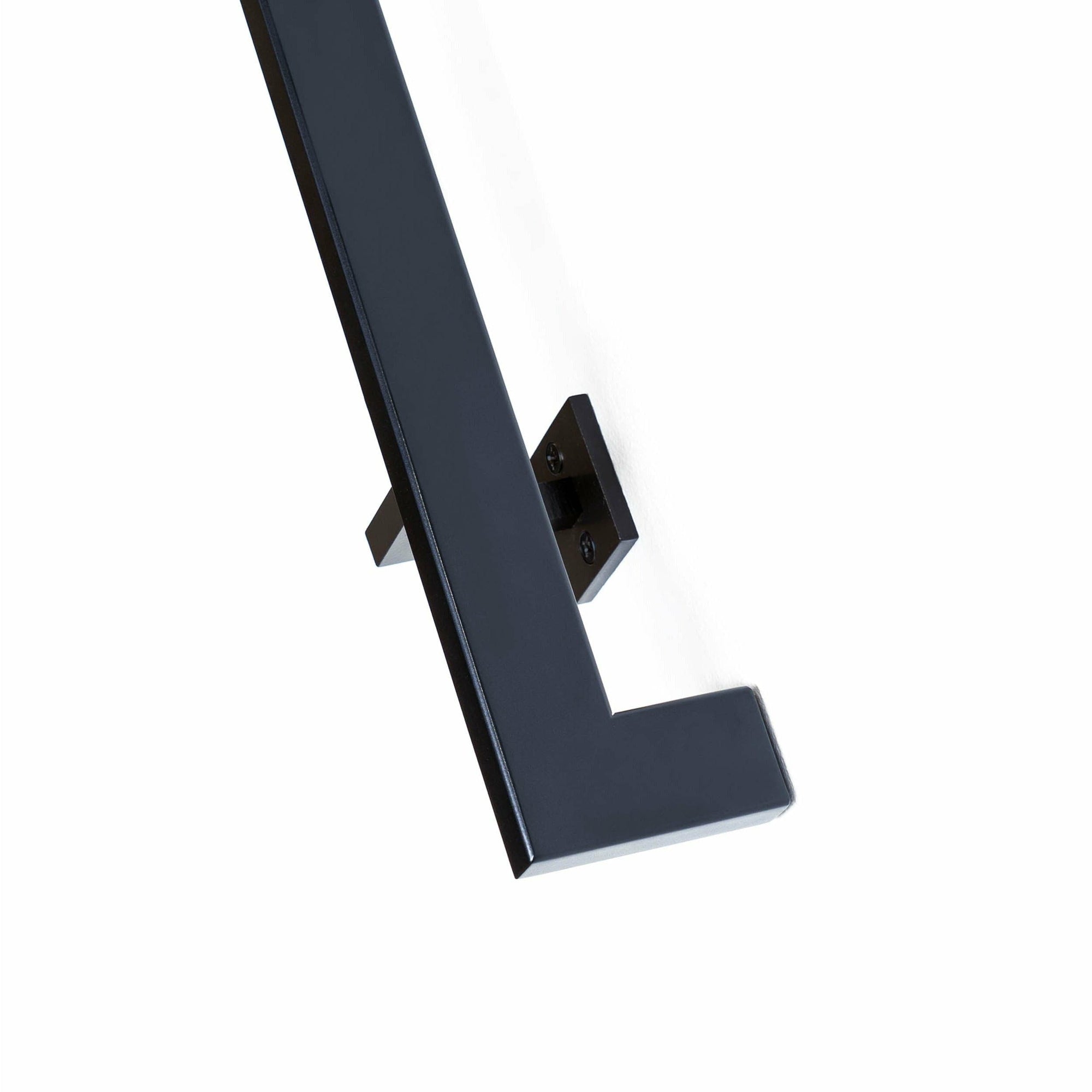 Bold MFG & Supply Handrail Bracket Matte Black Minimal Handrail Bracket