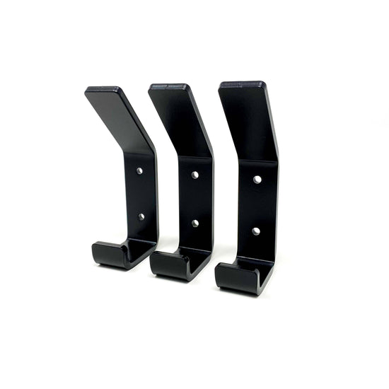 Bold MFG & Supply Hook Matte Black Double Hook - 3 Pack