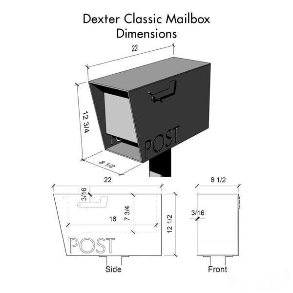 Bold MFG & Supply Mailbox Dexter Mailbox - Classic