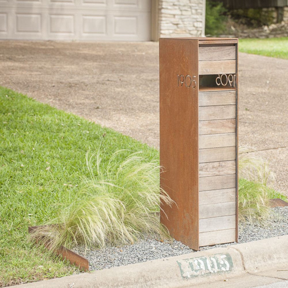 Wood Mailbox Post Ideas