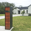 Bold MFG & Supply Mailbox Overland Mailbox - Steel & Ipe Wood