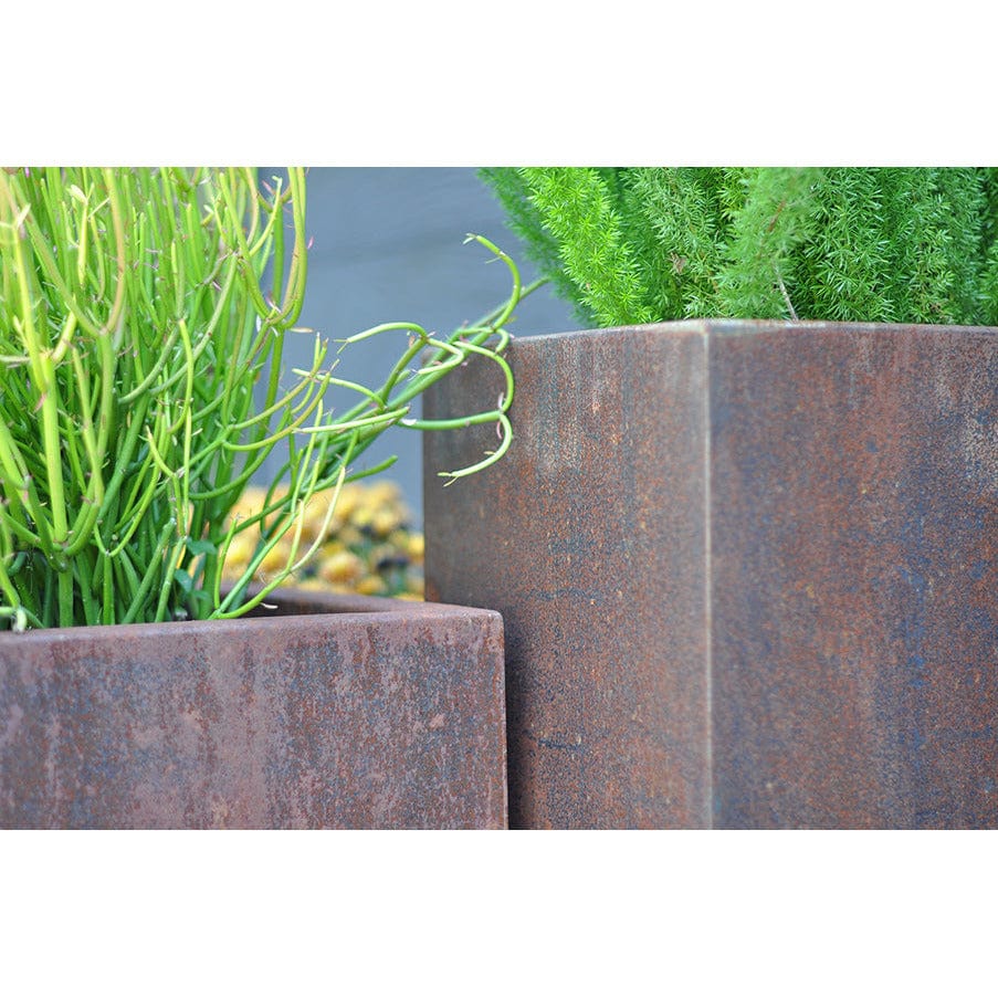 Bold MFG & Supply Planters Oakmont Steel Planters - Cube