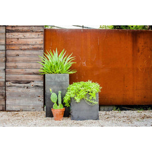 Bold MFG & Supply Planters Oakmont Steel Planters - Cube