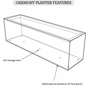 Bold MFG & Supply Planters Oakmont Steel Planters - Tower