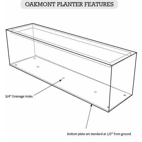 Bold MFG & Supply Planters Oakmont Steel Planters - Tower