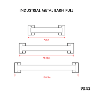 Bold MFG & Supply Pull Industrial Metal Barn Pull Handle